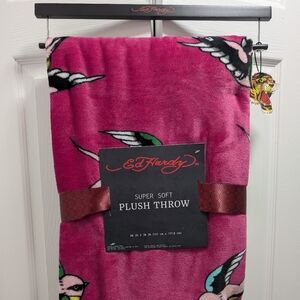 Ed Hardy Plush Throw